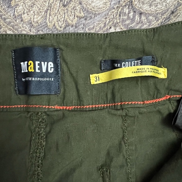 Maeve by Anthropologie The Colette Magic Fabric Crop Wide-Leg Pants size 31 EUC - Picture 2 of 9